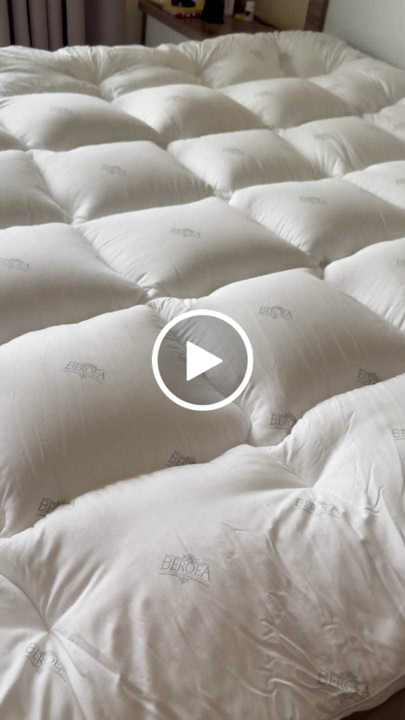 Customer video review of Ultimate Comfort Luxury Beroea Mattress Topper 12 cm