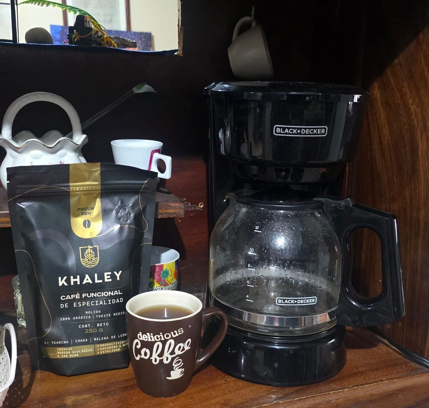 Customer photo review of Café Funcional con Nootrópicos y Adaptógenos
