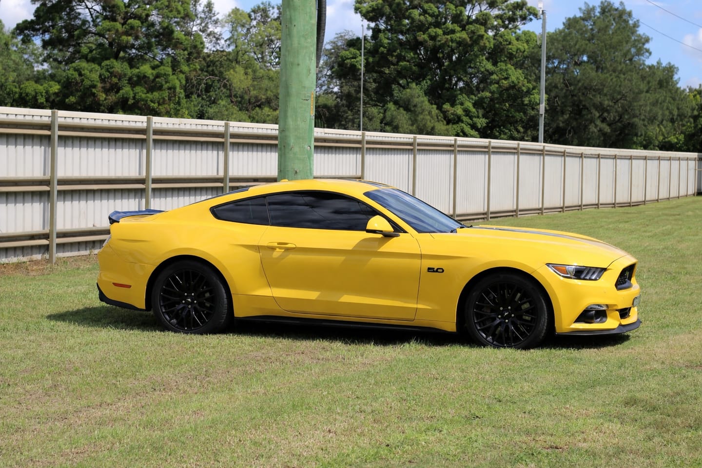 Customer photo review of Rear Boot Spoiler – Gloss Black GT Style (Ford Mustang GT FM / FN 2015–2023)