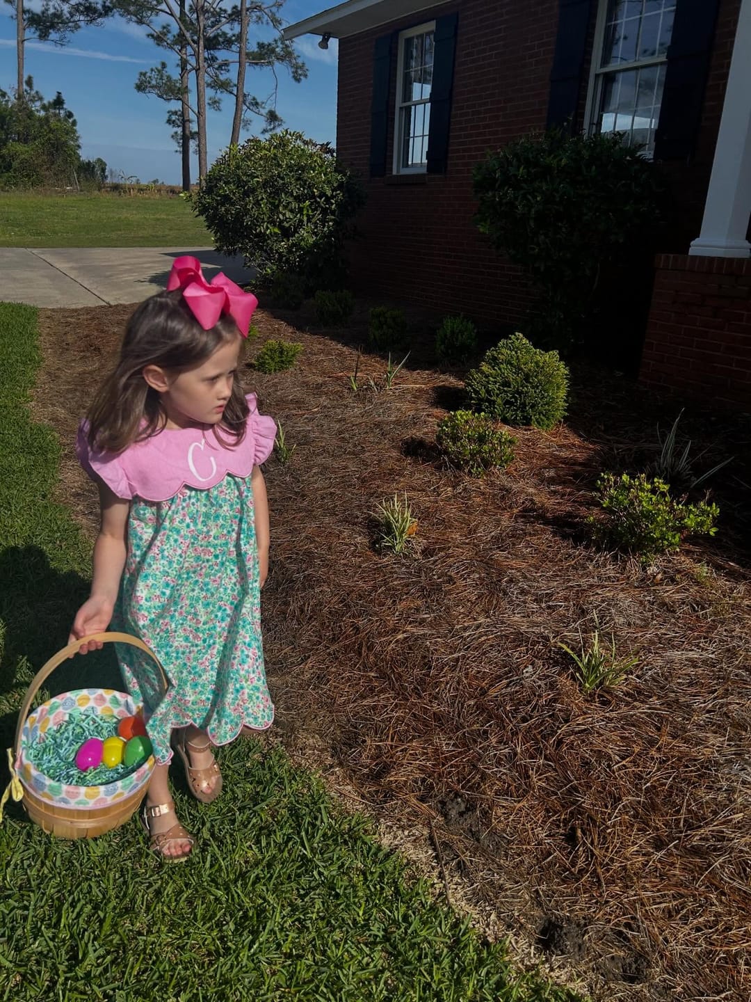 Customer photo review of Floral Wonderland Turquoise Amelia Dress