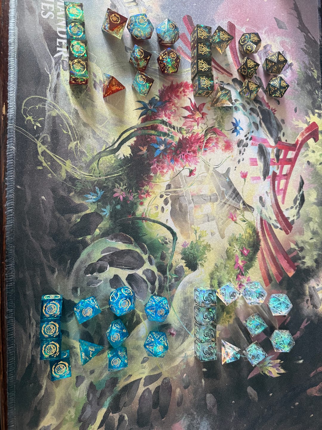 Customer photo review of Water/Fire/Air/Earth Dice Set Collection