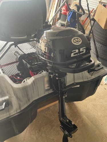 Customer photo review of DF2.5S5 - Short Shaft, Tiller, Manual Start, Manual Trim