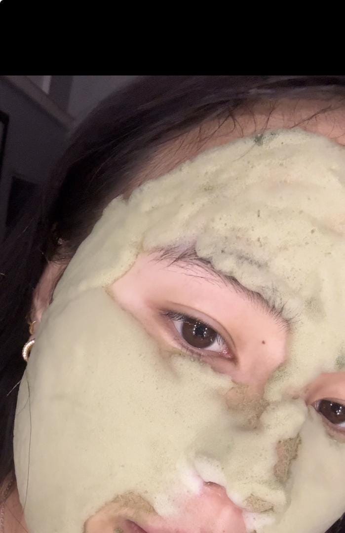 Customer photo review of Miyo - Masque à bulles profond au basilic sacré