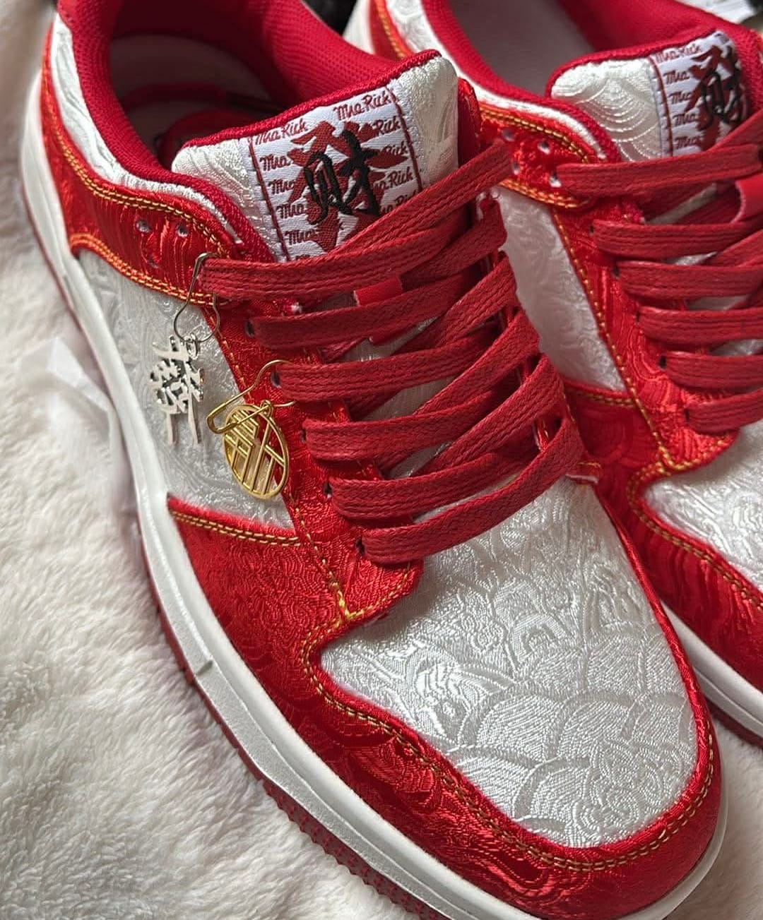 Customer photo review of The Red Seal, Silk Sneakers
