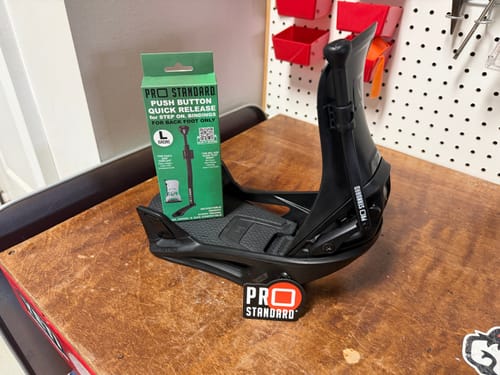Customer photo review of Push Button Quick Release for Step On® Bindings