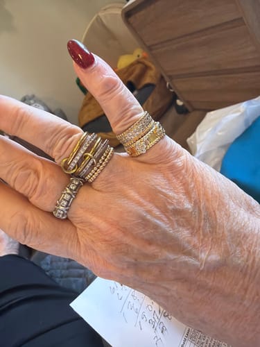 Customer photo review of PERLEE DIAMOND RING