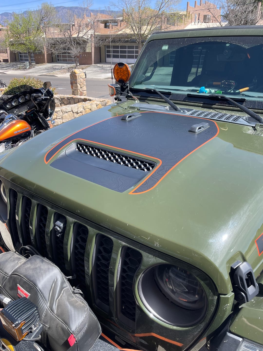 Customer photo review of Hood Graphic for Gladiator MOJAVE