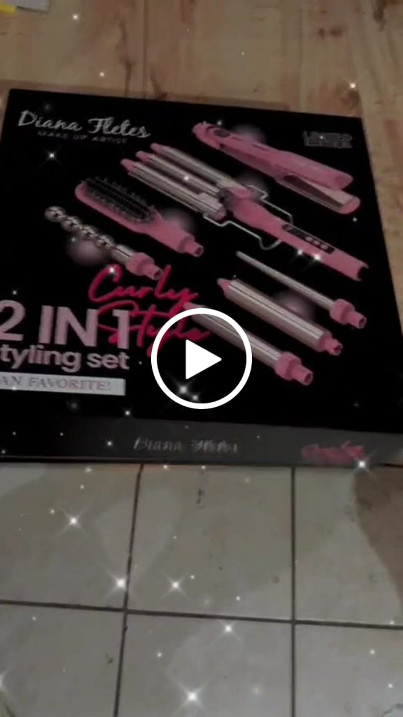 Customer video review of Set Plancha Profesional Infrarroja + Ferro 6 en 1 Light Pink