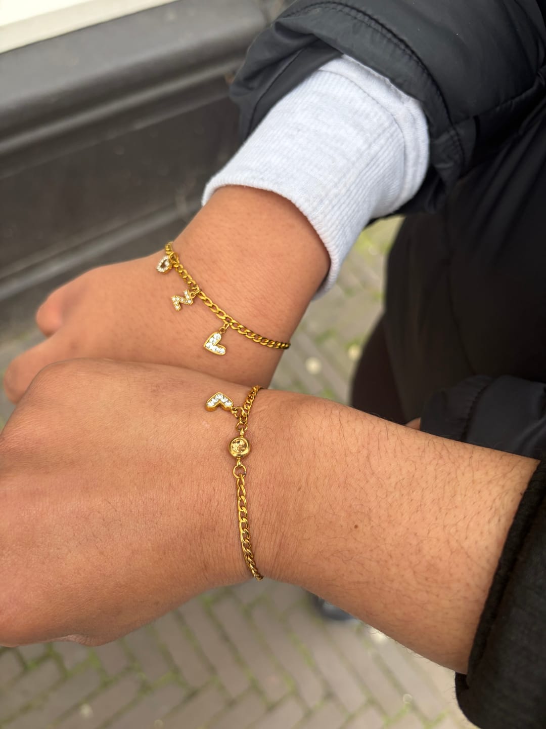Customer photo review of DUO Permanent bracelet