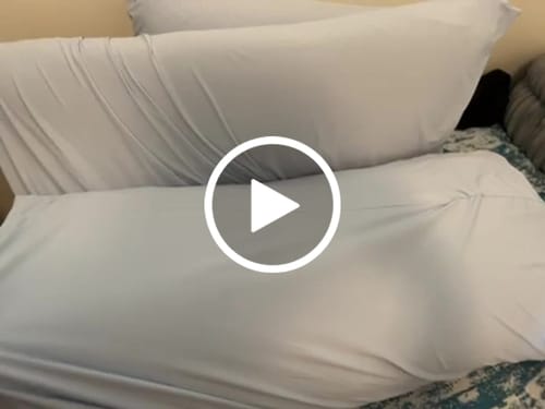Customer video review of Mellow Cooling Pillowcases (2-Pack)