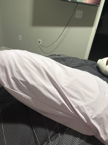 Customer photo review of Mellow Cooling Pillowcases (2-Pack)