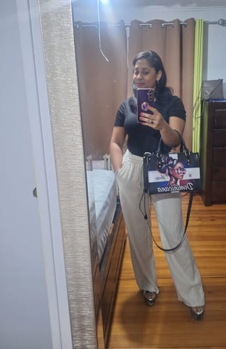 Customer photo review of Dominicana - Personalized Leather Handbag DOM02
