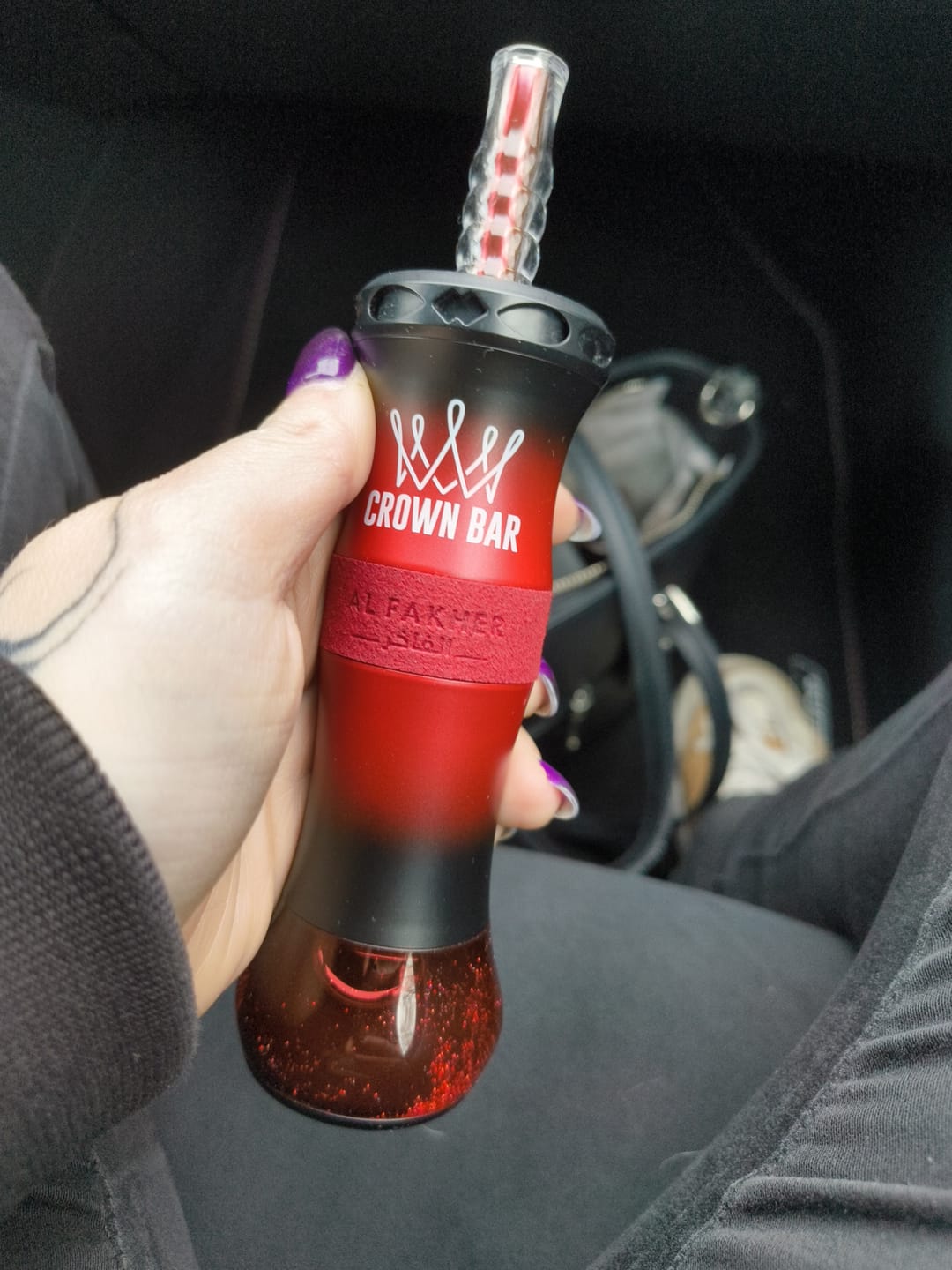 Customer photo review of Al Fakher Crown Bar – E-Hose X 60K – 0.6% Nicotine – Disposable Vape / Hookah
