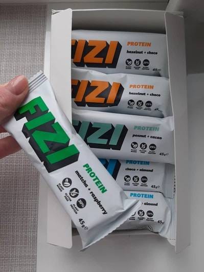 Customer photo review of Matcha + Raspberry