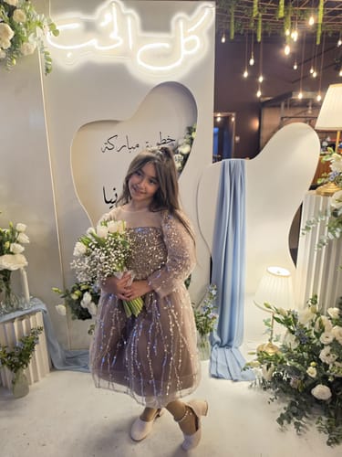 Customer photo review of Baby Girl  First Communion Dress Toddler Birthday Pageant Princess Dress