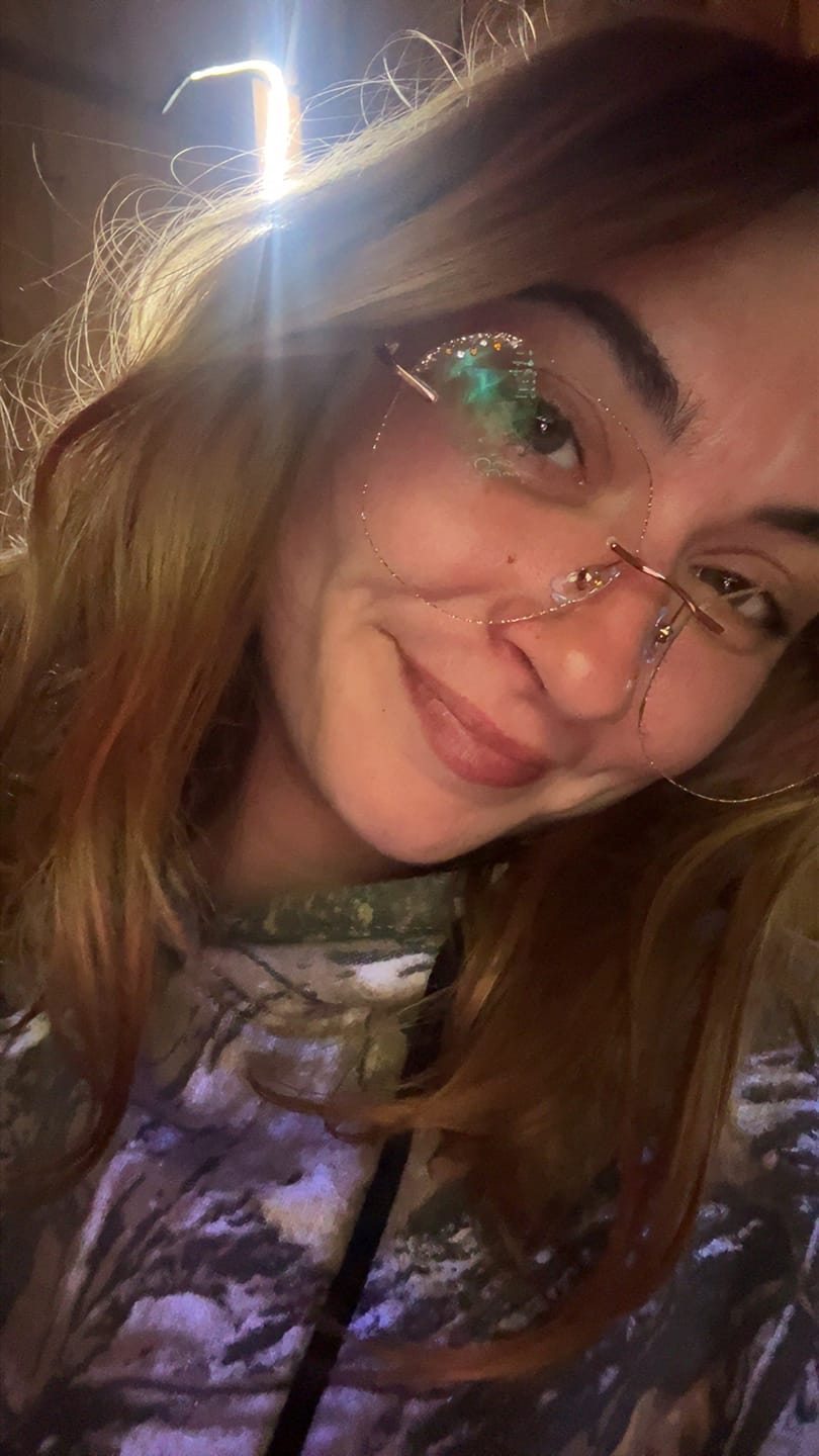 Customer photo review of Aria Eyeglasses