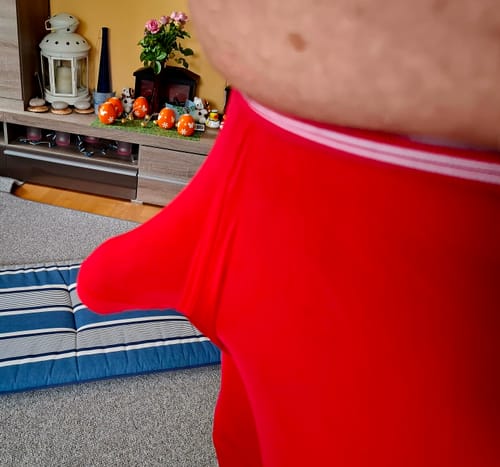 Customer photo review of Men's Mid-Rise Separation Sports Tights