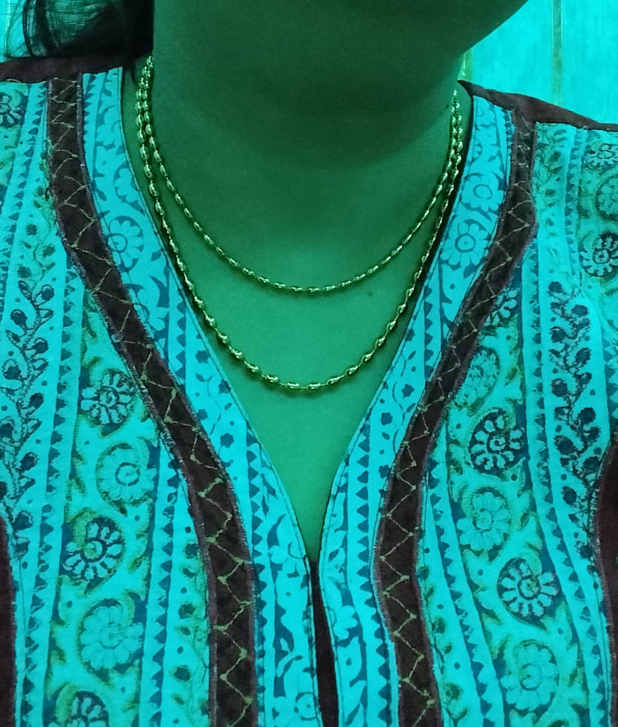 Customer photo review of Beaded Bliss Necklace