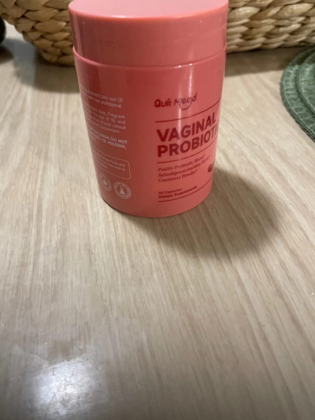 Customer photo review of Natural Probiotic Vaginal Capsules