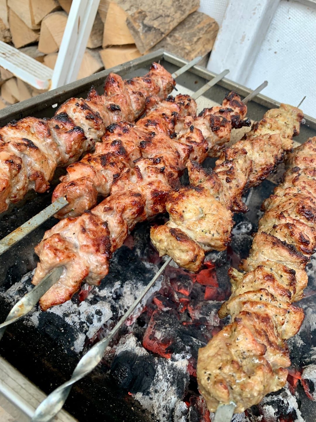 Customer photo review of Schweine-Schaschlik Knoblauch-Pfeffer – würzig & traditionell | mySchaschlik