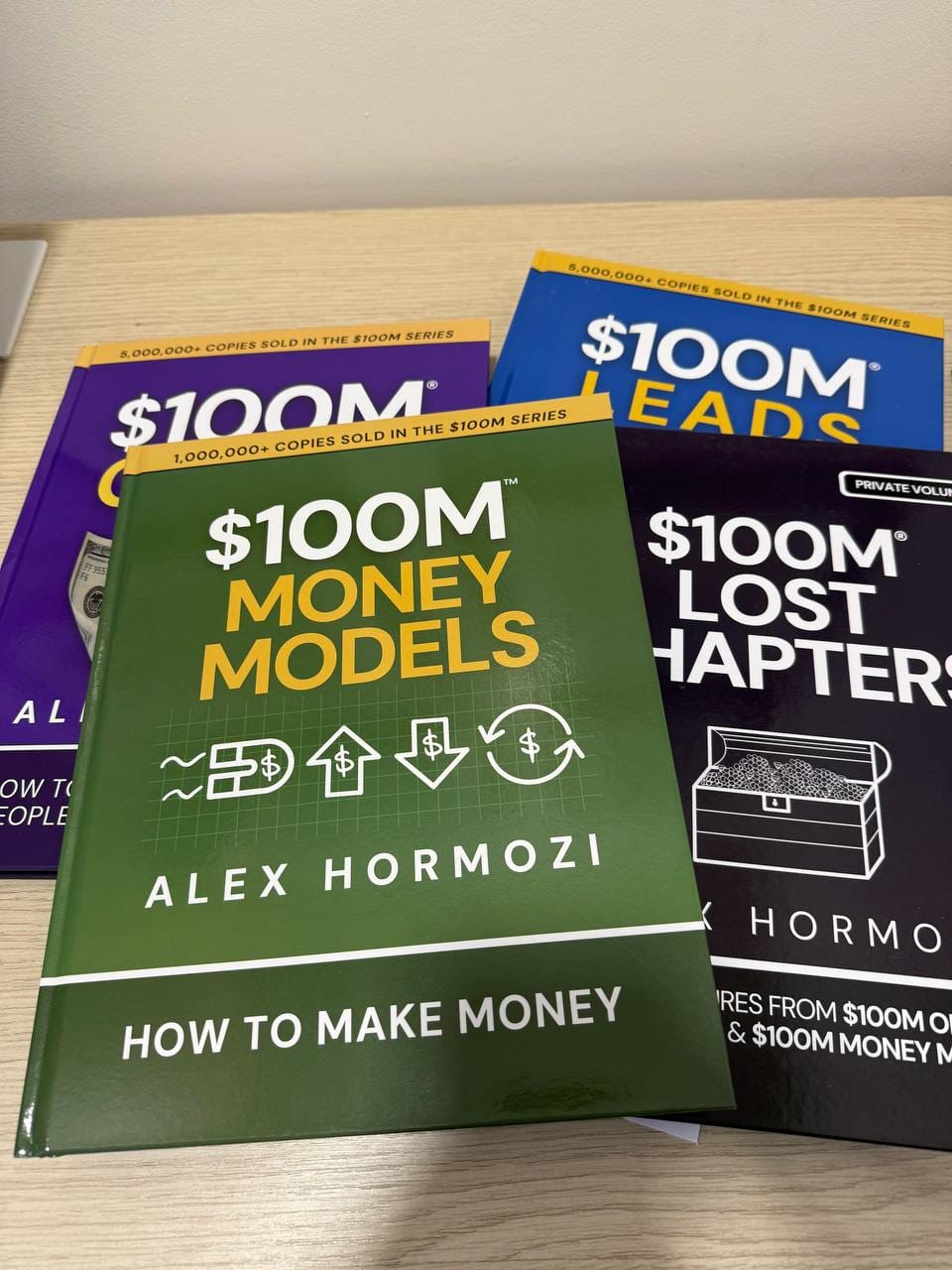 Customer photo review of $100M Money Models Hardback Book