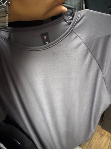 Customer photo review of Training Sport Tee Icon - Oxford Gray