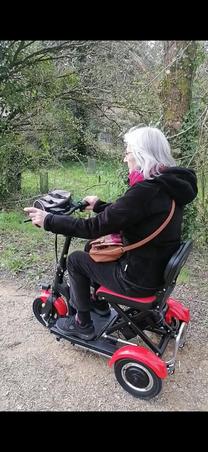Customer photo review of Mini scooter électrique S2 pliable – 3 roues 300W/600W, mobilité pratique pour seniors et PMR
