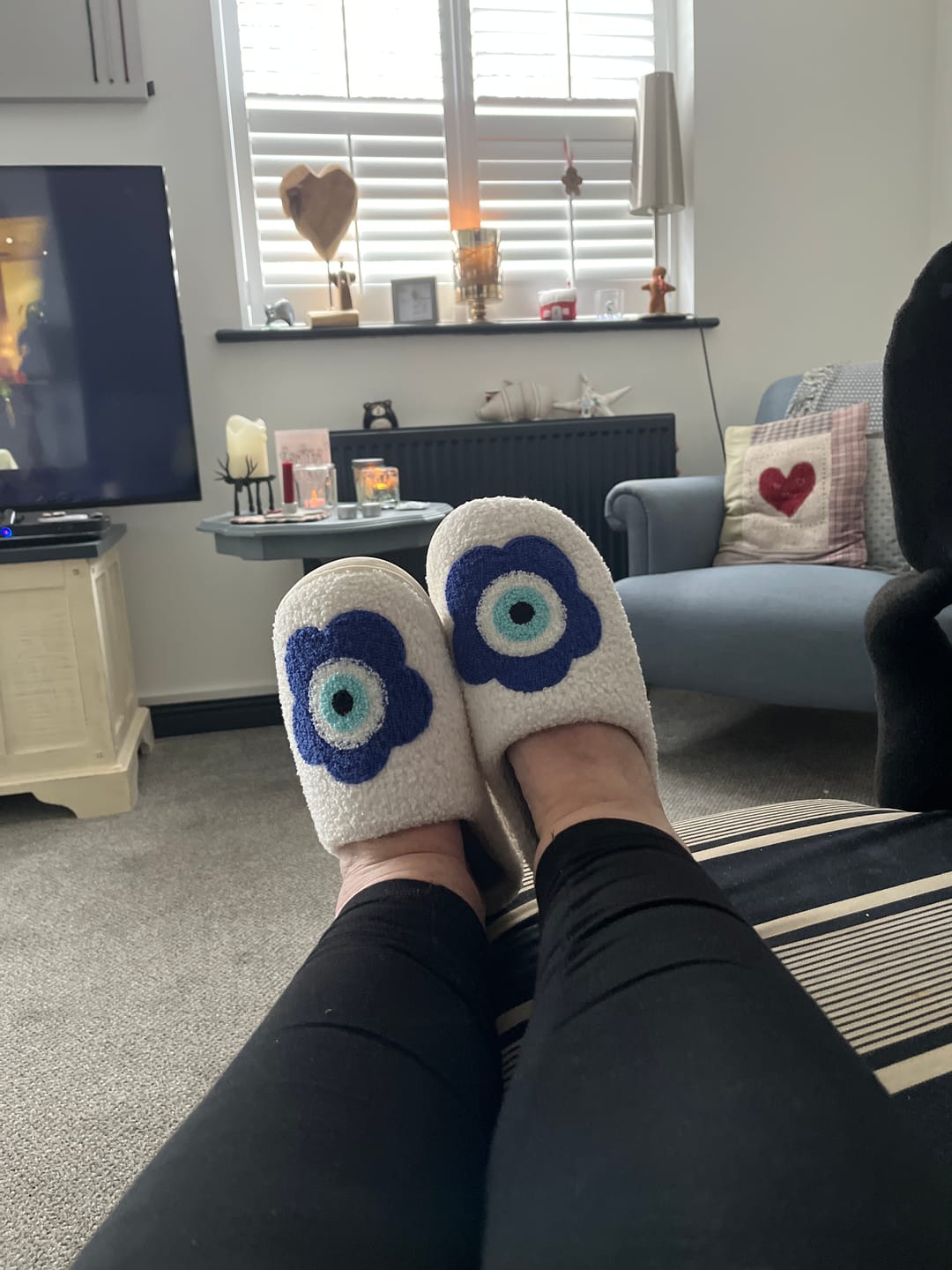 Customer photo review of Bloom Flower Slides Slippers