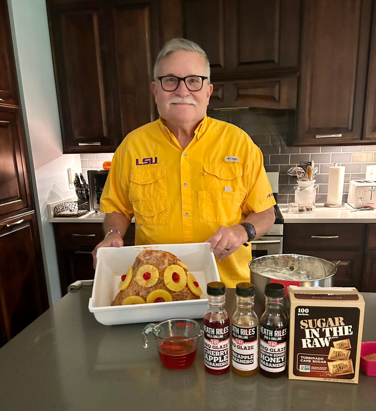 Customer photo review of Pineapple Habanero BBQ Glaze