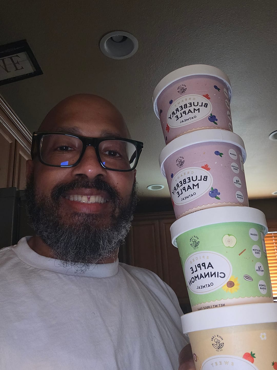 Customer photo review of Blueberry Maple Oatmeal