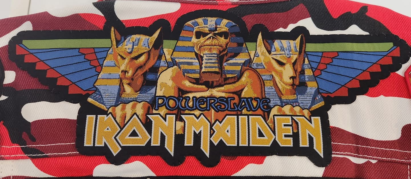 Customer photo review of Iron Maiden - Powerslave - Oversized Patch