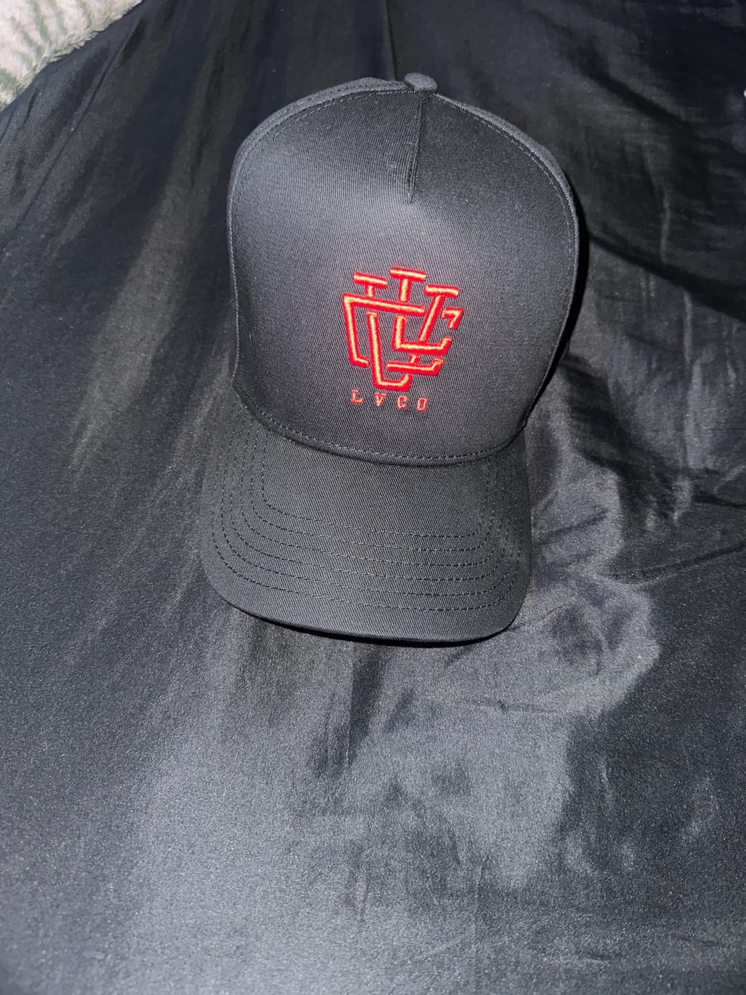 Customer photo review of LVCO Black Flame A-Frame Snapback