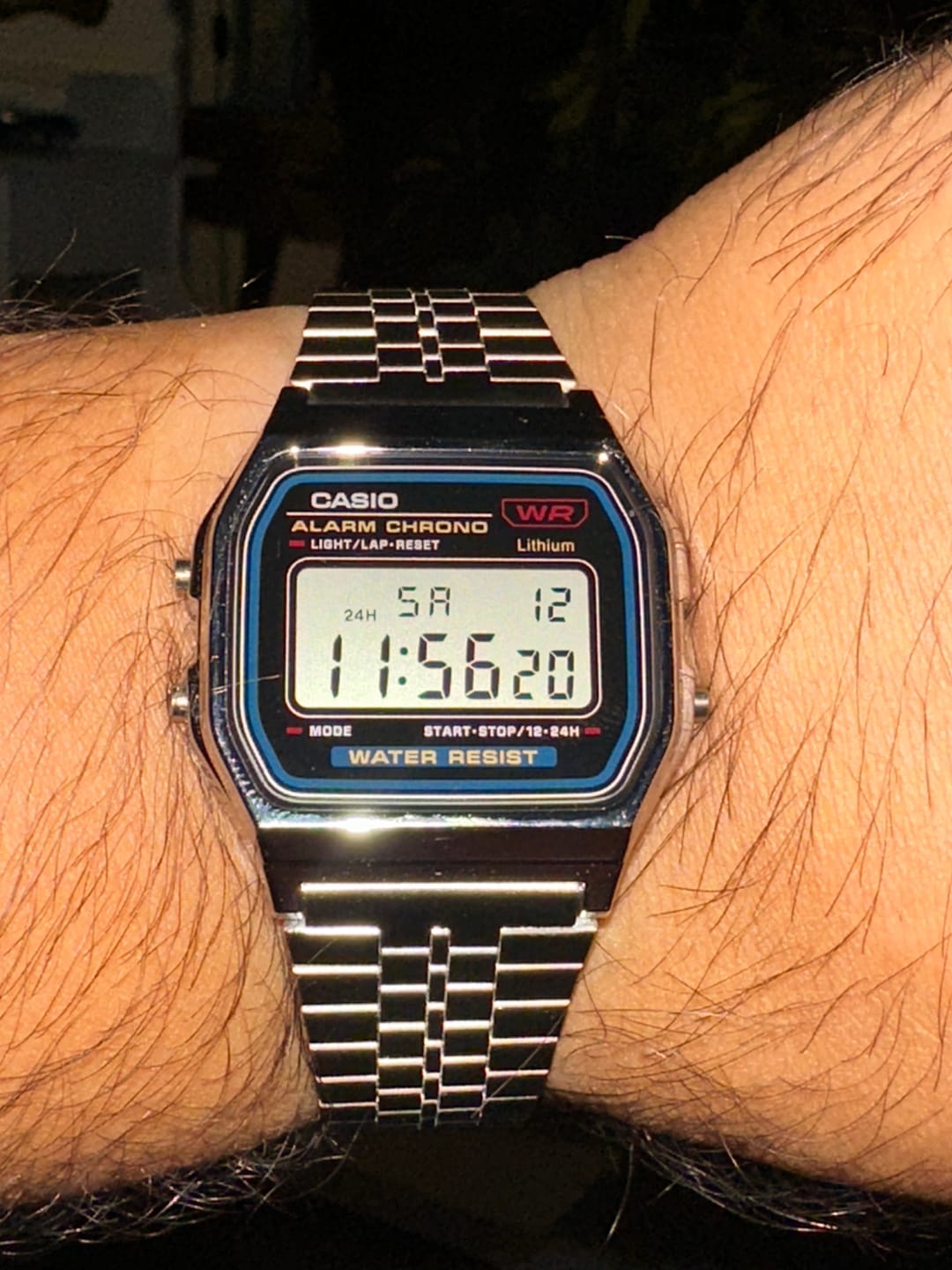 Customer photo review of Reloj Casio Vintage A159WA-N1DF Plateado MADE IN JAPAN