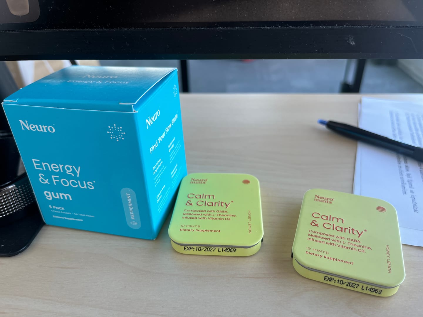 Customer photo review of Calm & Clarity Mints