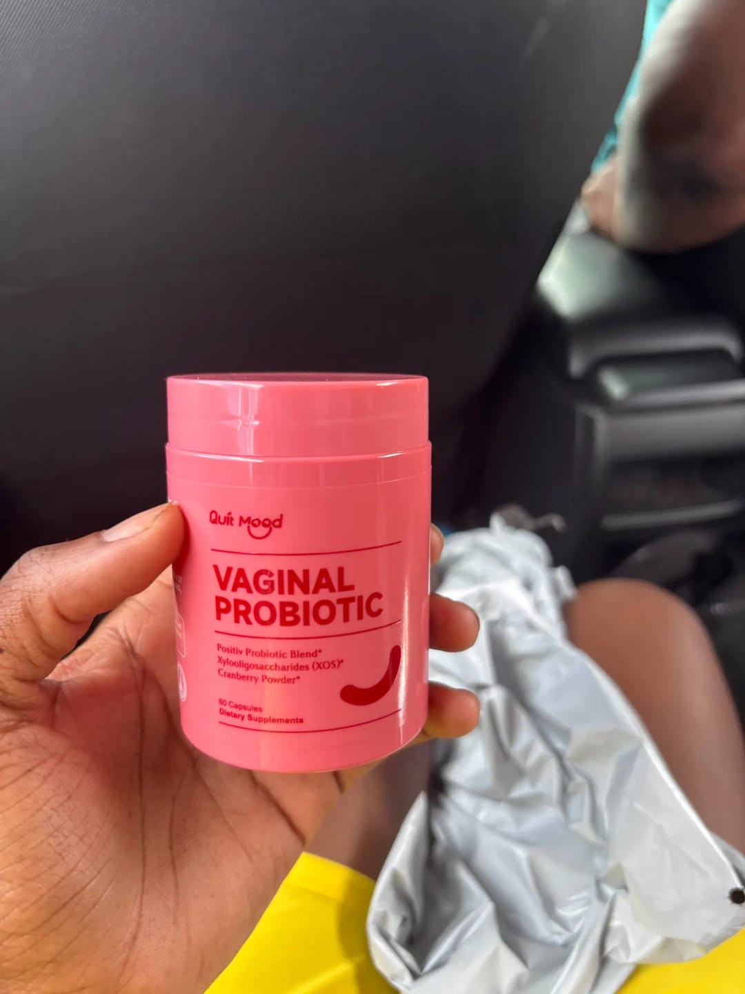Customer photo review of Natural Probiotic Vaginal Capsules