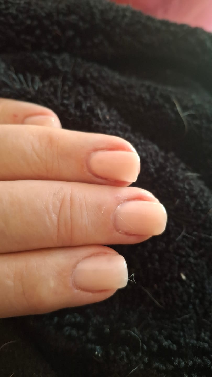 Customer photo review of MONOLITE Fiber base Soak Off NUDE PINK - LCI