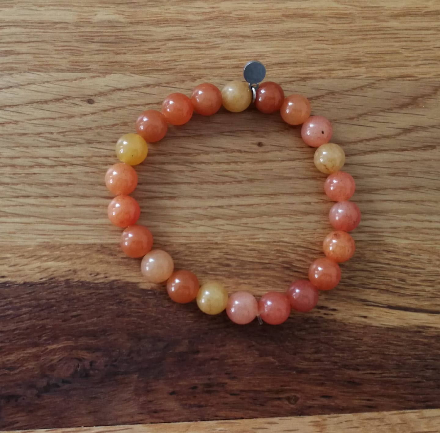 Customer photo review of Orange Aventurine Bracelet