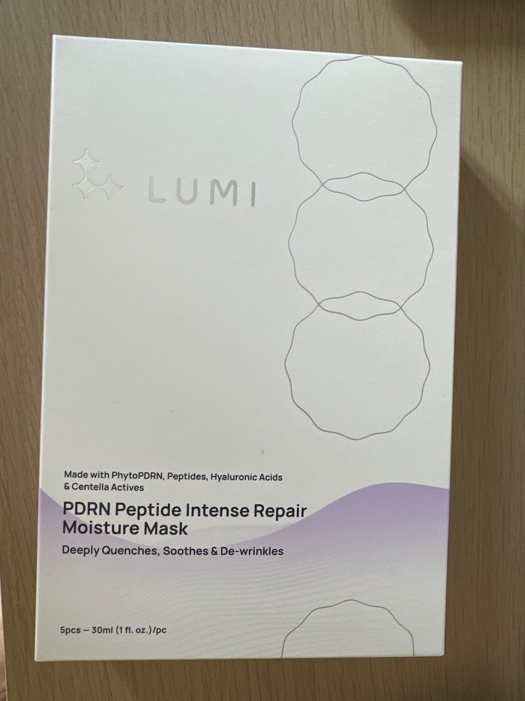 Customer photo review of PDRN Peptide Intense Repair Moisture Mask