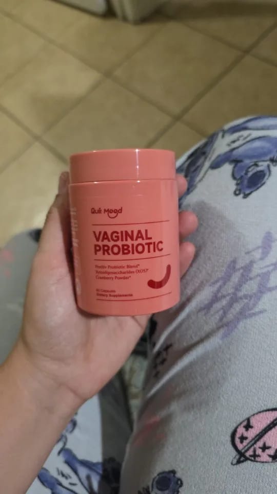 Customer photo review of Natural Probiotic Vaginal Capsules