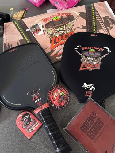 Customer photo review of (PRE-ORDER - SHIPPING BETWEEN 2/9/26 and 2/13/26) The Loco 16mm Pickleball Paddle- Standard