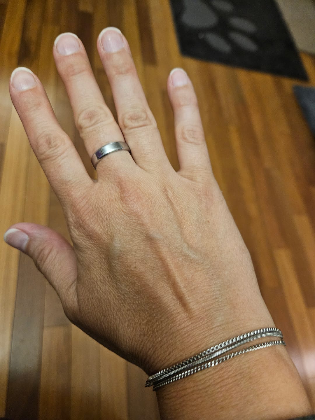 Customer photo review of Minimal Bracelet Stack