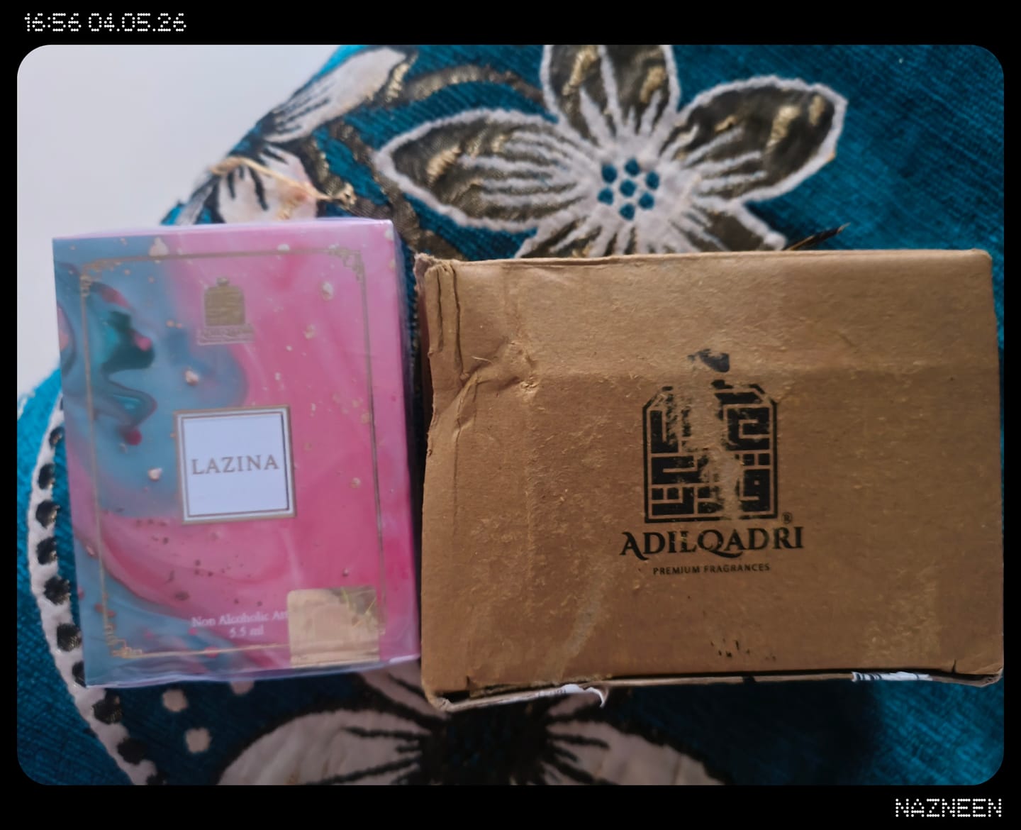 Customer photo review of Lazina Luxury Attar Perfume 5.5 ML