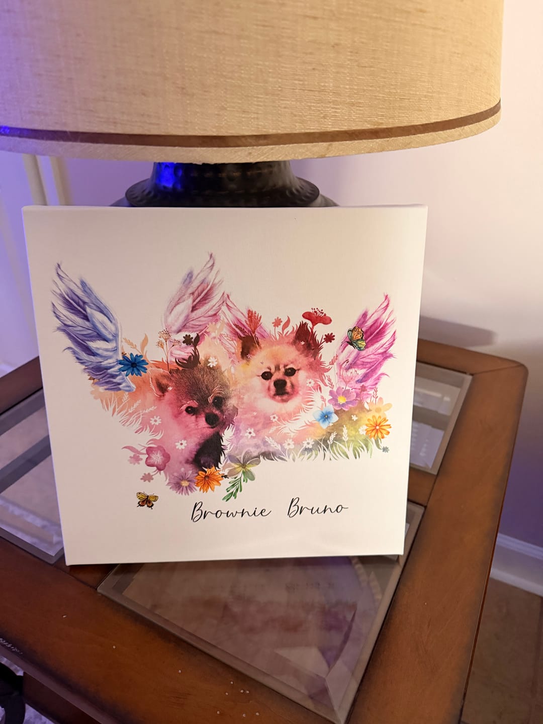 Customer photo review of Flowerpup Custom Pet Portrait (Humans too!)