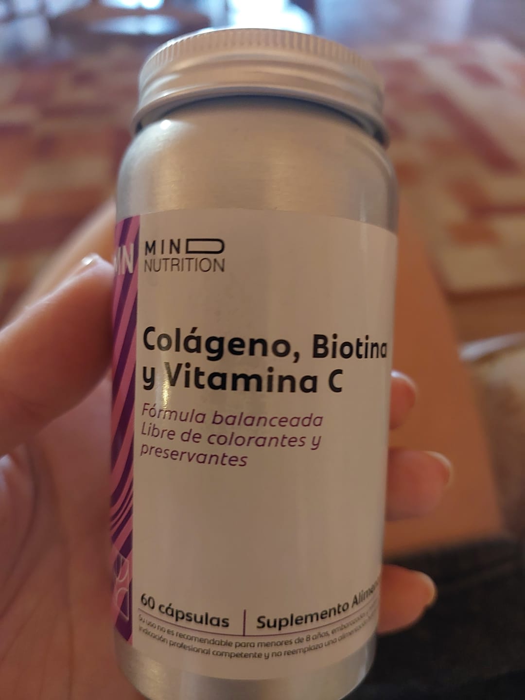 Customer photo review of Colageno + Biotina + Vitamina C