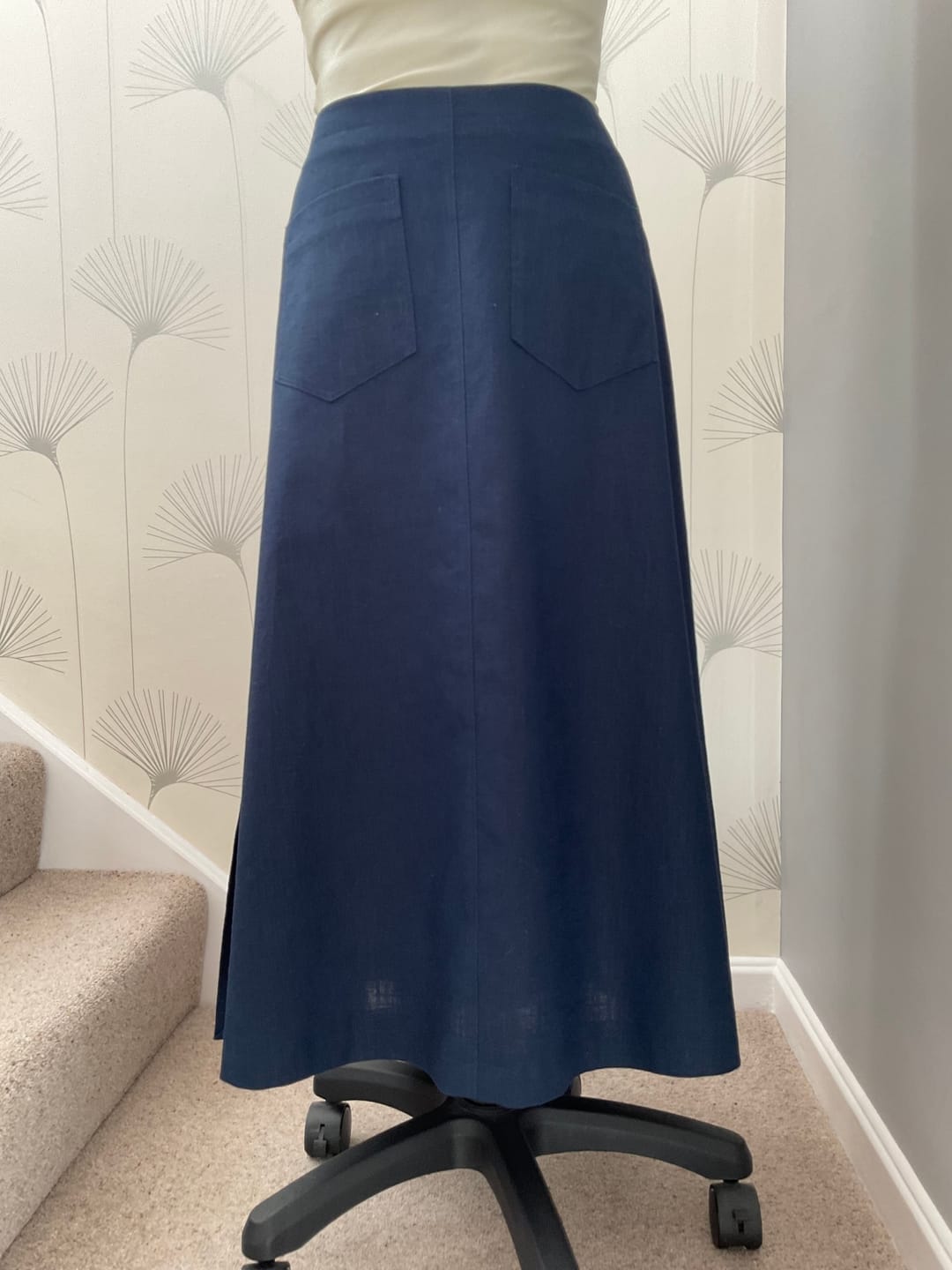 Customer photo review of Washed Linen Blend Fabric
