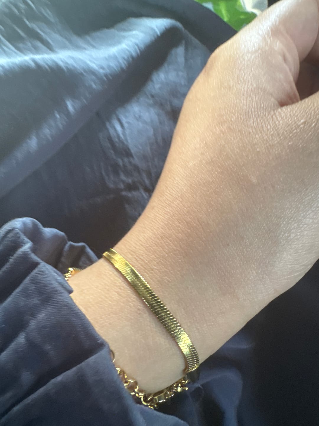 Customer photo review of Herringbone Bracelet | Essential