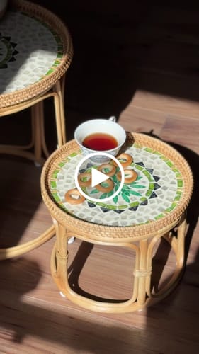 Customer video review of Oasis Rattan Table Set