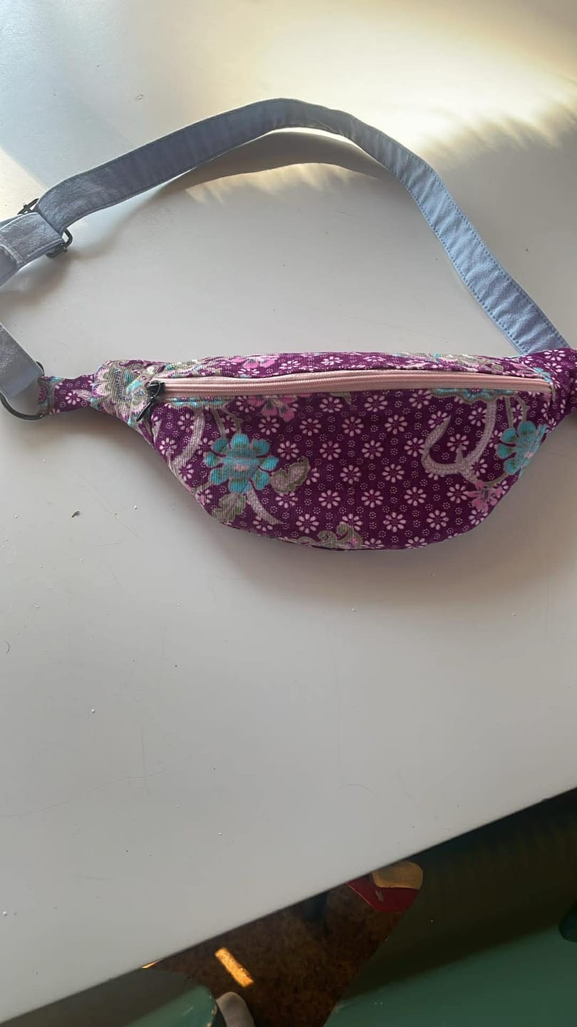 Customer photo review of Large and small Baileigh bag pattern