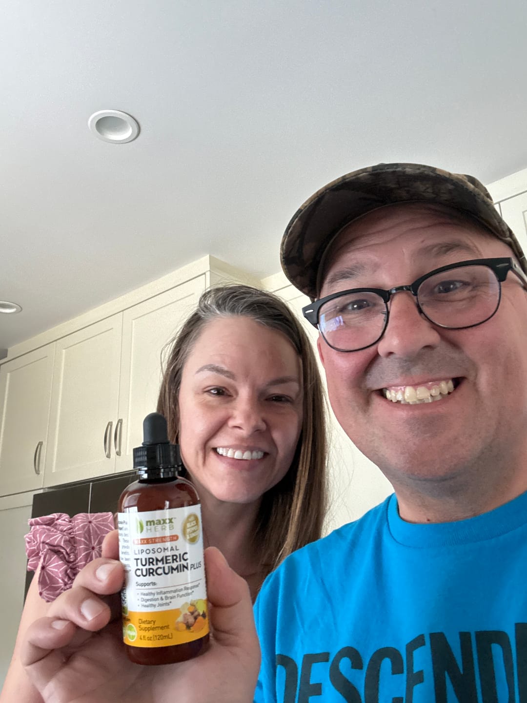 Customer photo review of Turmeric Curcumin Extract - Liposomal, Black Pepper & Ginger