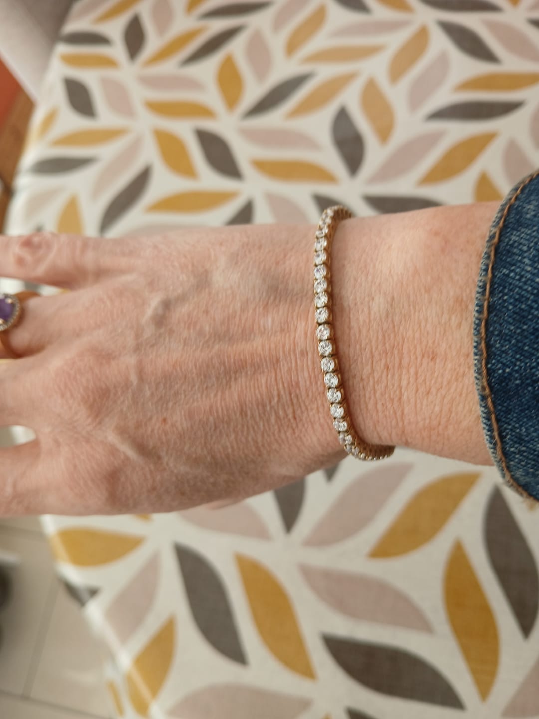 Customer photo review of Timeless Tennis Bracelet